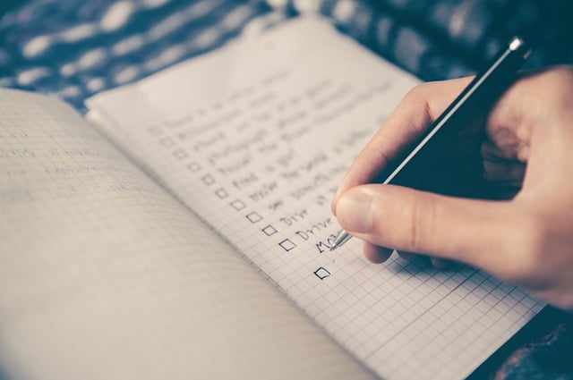 Checkliste zum Bau des Palettenbettes