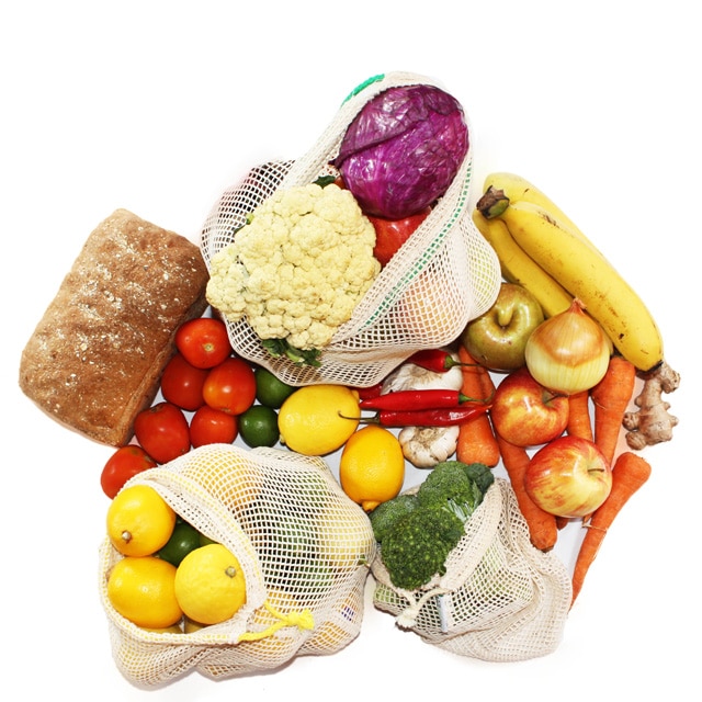 Zero-Waste-Shopping-Obst-und-Gemuesenetz-EcoYou unverpackt einkaufen ohne Verpackung plastikfrei einkaufen plastikfrei einkaufen ohne Verpackung Obst und Gemüsenetz Gemüsebeutel verpackungsfrei einkaufen Zero Waste Unverpackt Laden