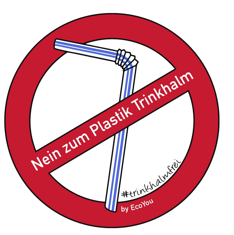 Trinkhalmfrei Plastiktrinkhalm verzichten Plastikfrei Leben ohne Plastik Zero Waste trinkhalmfrei