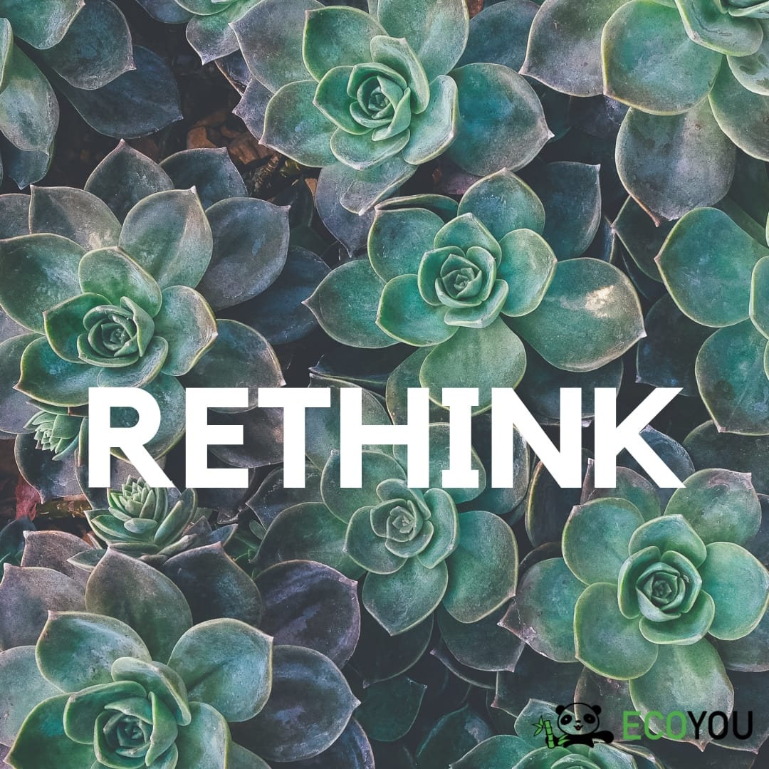 Rethink – Zero Waste Refuse Ablehnen Zero Waste R Reduce Rethink Recycle Plastikfrei Leben ohne Plastik EcoYou Tipps Blog