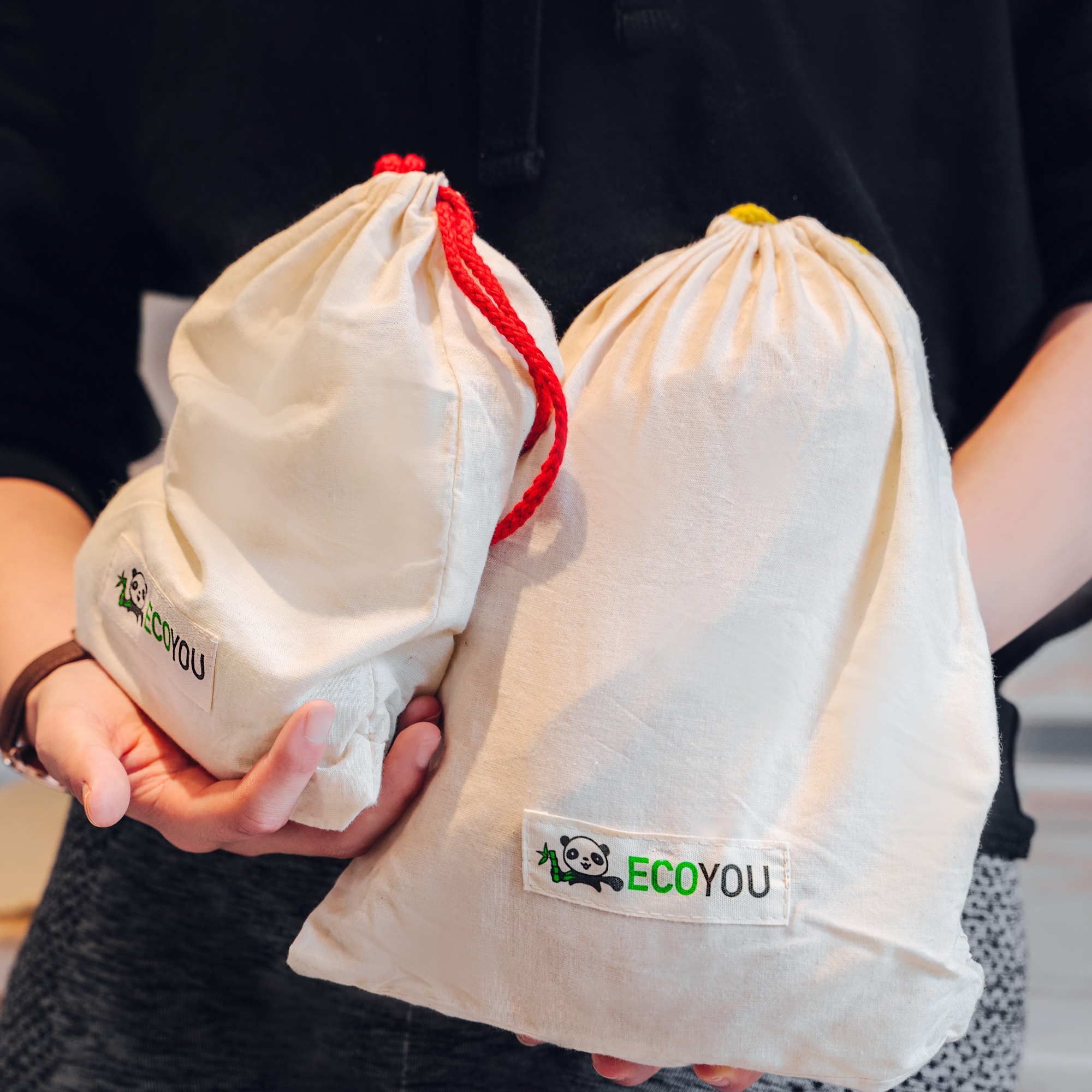Brotbeutel EcoYou Unverpackt Einkaufen Brotbeutel aus Stoff unverpackt einkaufen ohne Plastik nachhaltig Einkaufen EcoYou Brotnetz